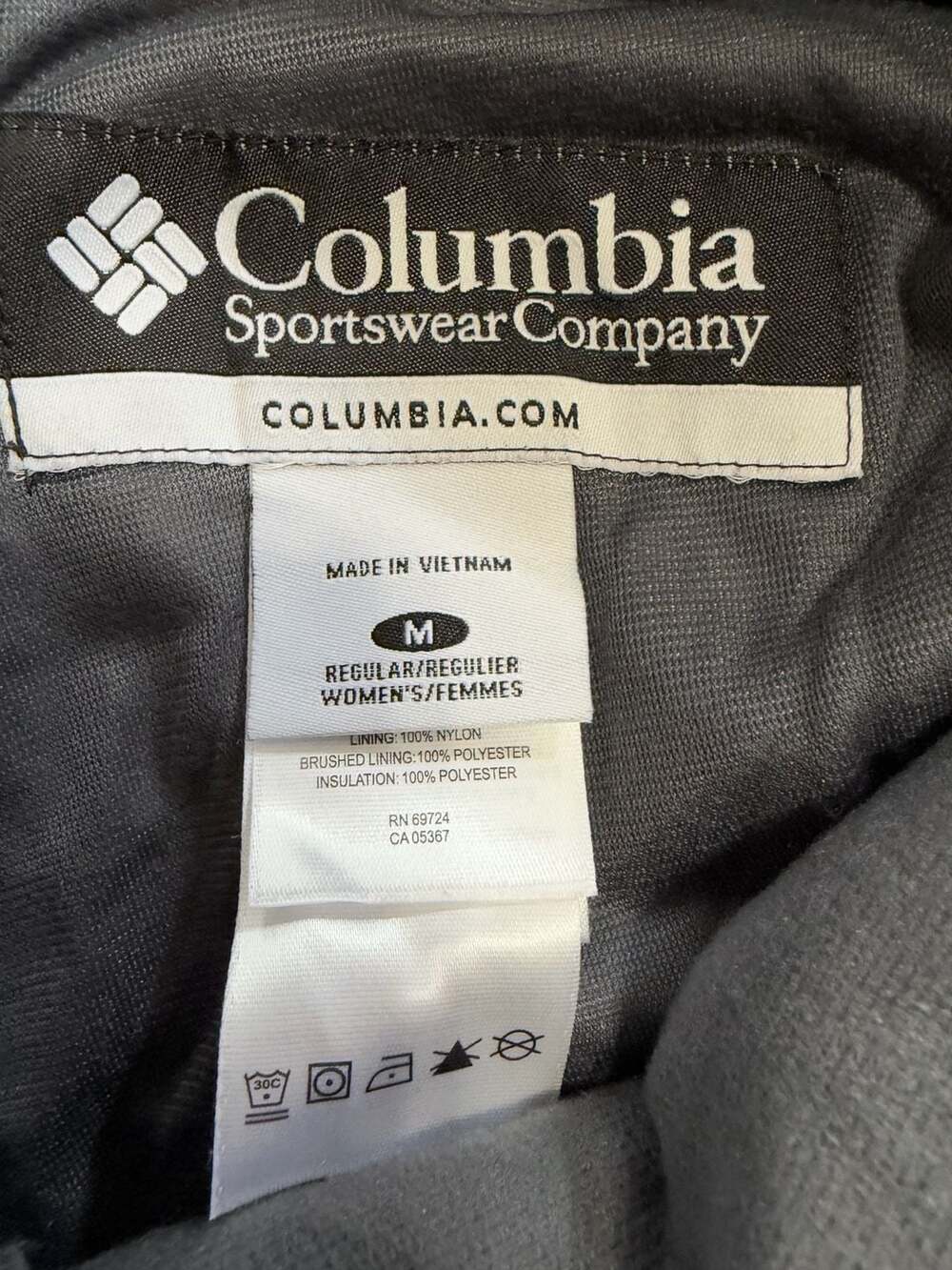 Women’s Columbia Omni-Tech Black Snow Pants Ski Pants Medium - Picture 2 of 14